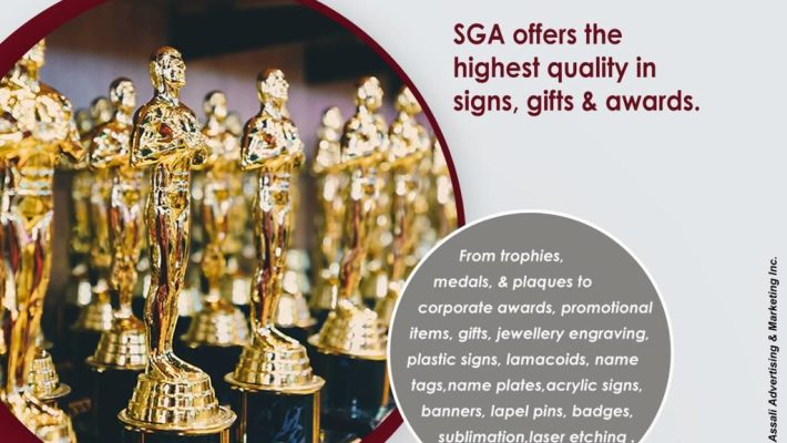 SGA Signs Gifts Awards Ottawa